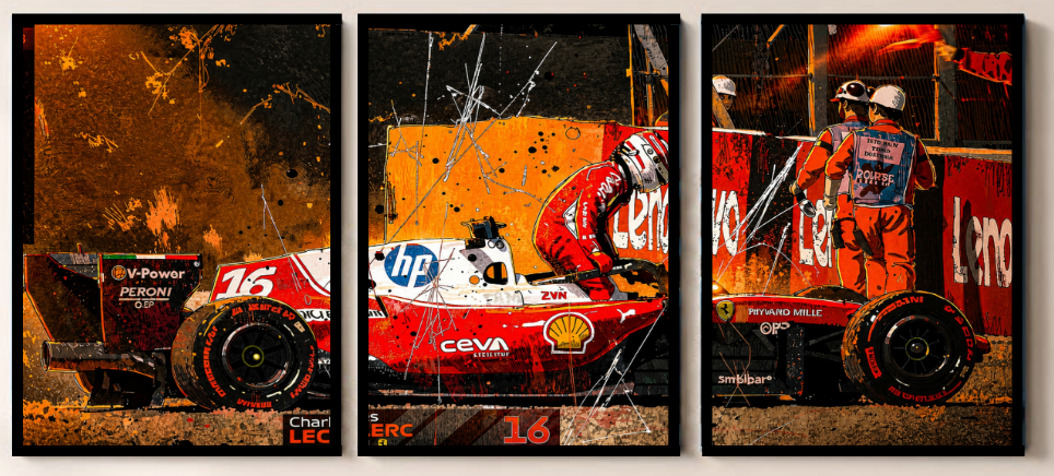 Ferrai F1 3-framed