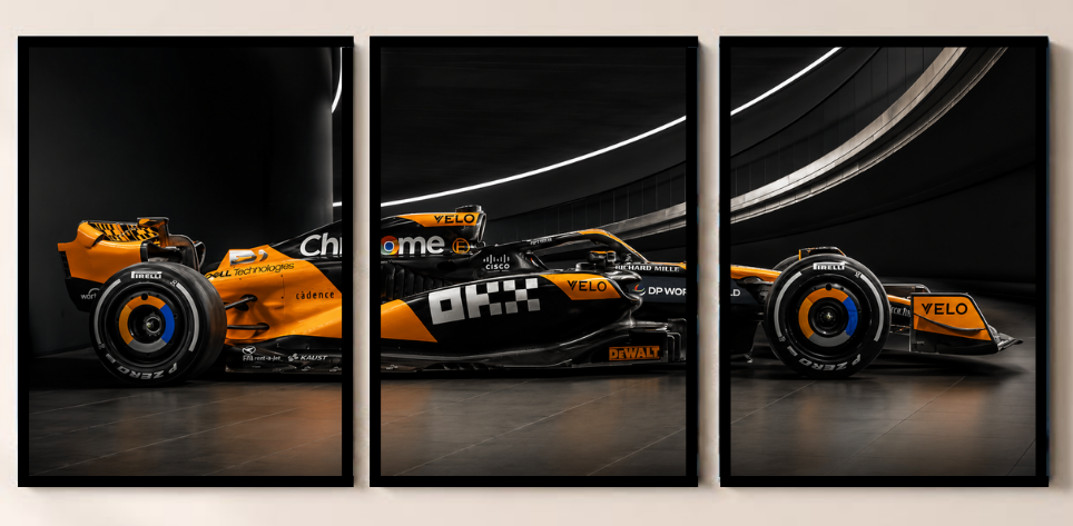 McLaren F1 3-framed